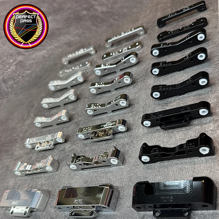 Perfect Pass 7075 Aluminum Suspension Mount Set For Arrma 6S And 1/7 (FULL SET!) Silver