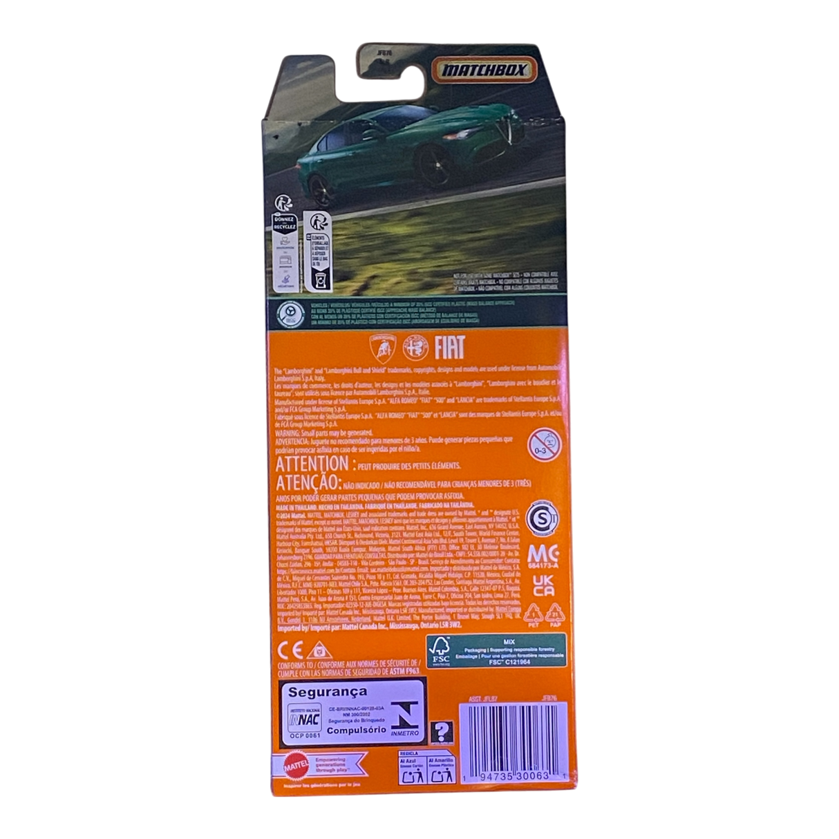 Matchbox Italian Roads 5 Pack Die-Cast Set