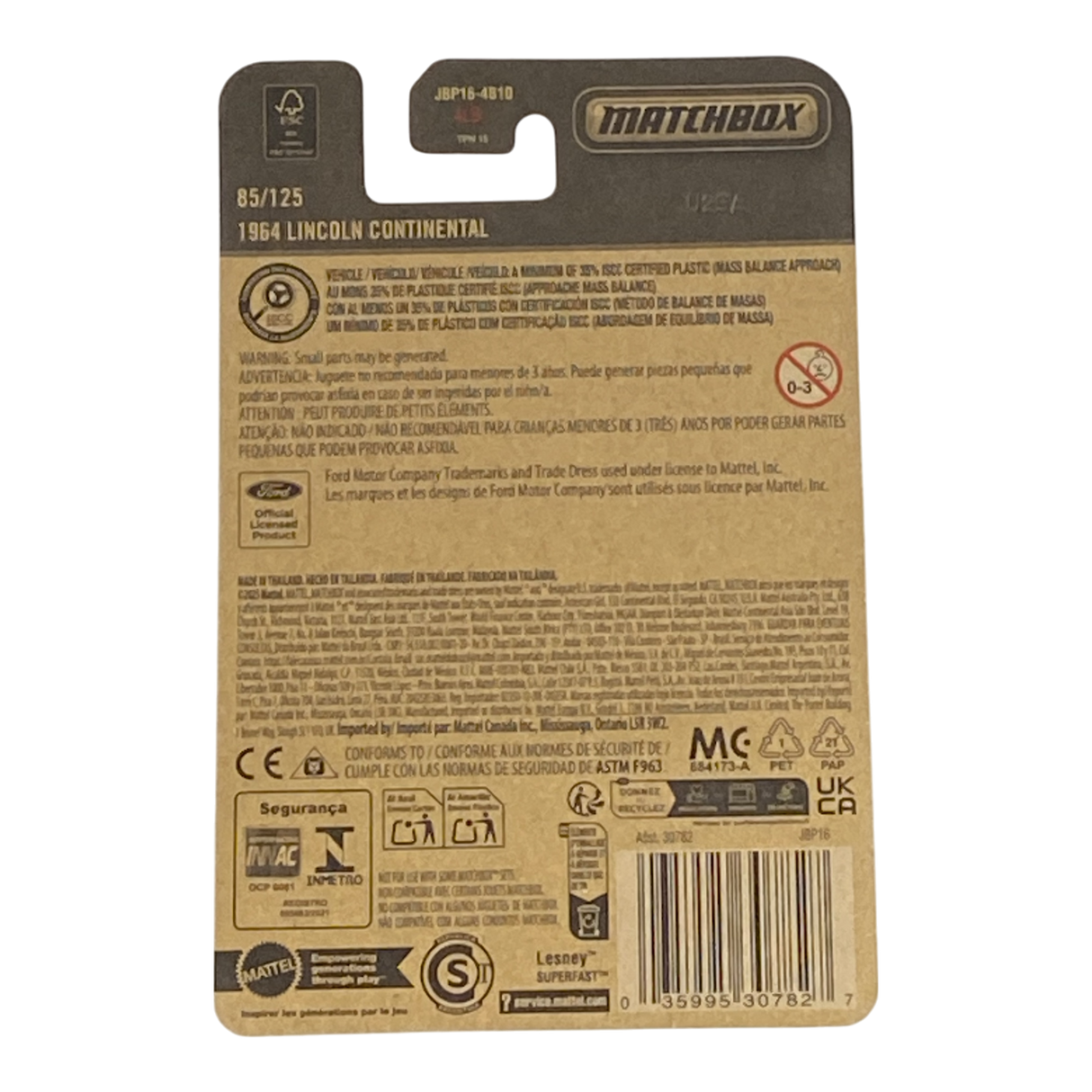 Matchbox 1964 Lincoln Continental - 2025 Matchbox Series 85/125