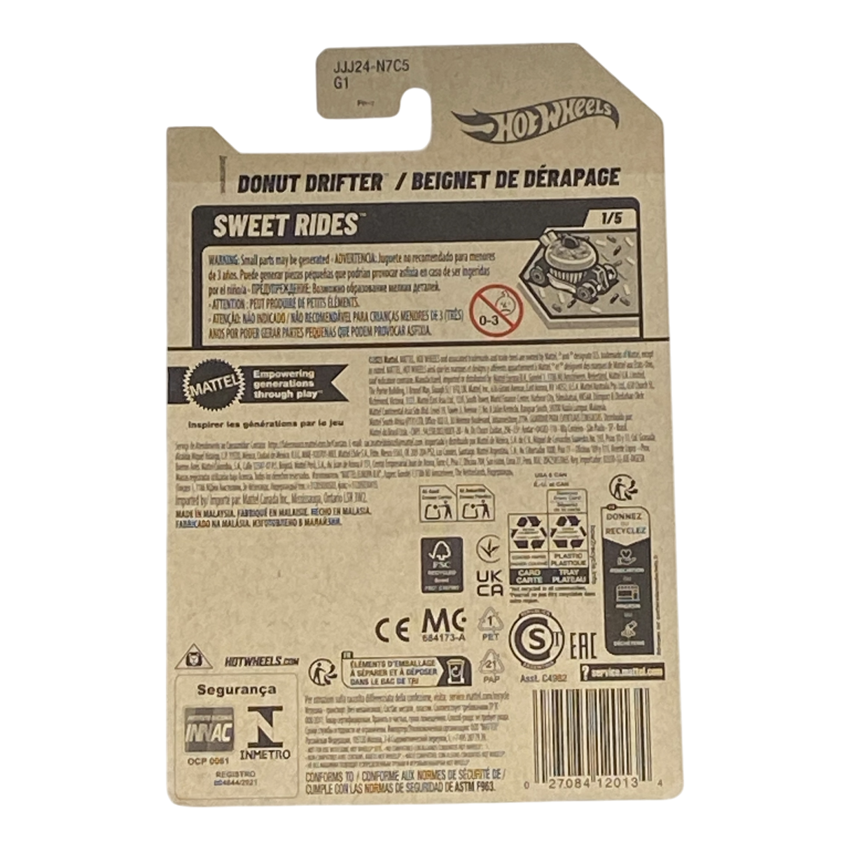 Hot Wheels Donut Drifter / Beignet De Derapage - Sweet Rides Series 1/5