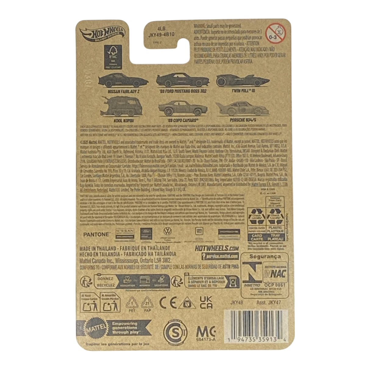 Hot Wheels Kool Kombi - Silver Series 4/6 Pantone 021