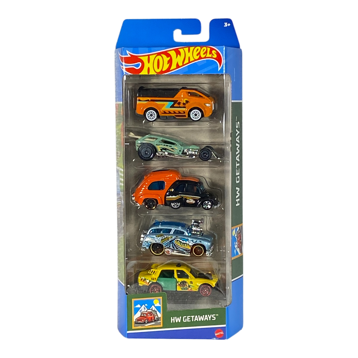 Hot Wheels HW Getaways | 5 pack Edition