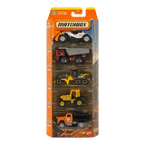 Matchbox MBX Construction 5 Pack Die-Cast Vehicle Set