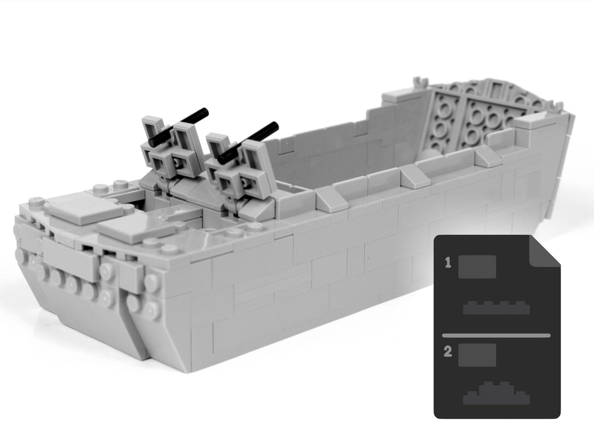 WW2 Landing Craft - Instructions Only