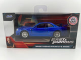 Jada Fast & Furious: Brian's Nissan Skyline GT-R R34 (Blue) 1:32 Scale