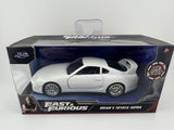 Jada Fast & Furious Brian’s Toyota Supra 1:32 White