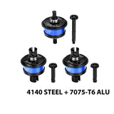 GPM RACING,TEAM LOSI-SOLID AXLE MONSTER Grave SOLID AXLE MEGA 4140 STEEL + 7075 ALLOY FRONT&CENTER&REAR COMPLETE DIFFERENTIAL 13/43T/1.0 MOD LMT1343S/3