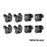 GPM RACING,TEAM LOSI-Grave 7075-T6 ALLOY FRONT AND REAR UPPER SHOCK MOUNT LMT2028FR