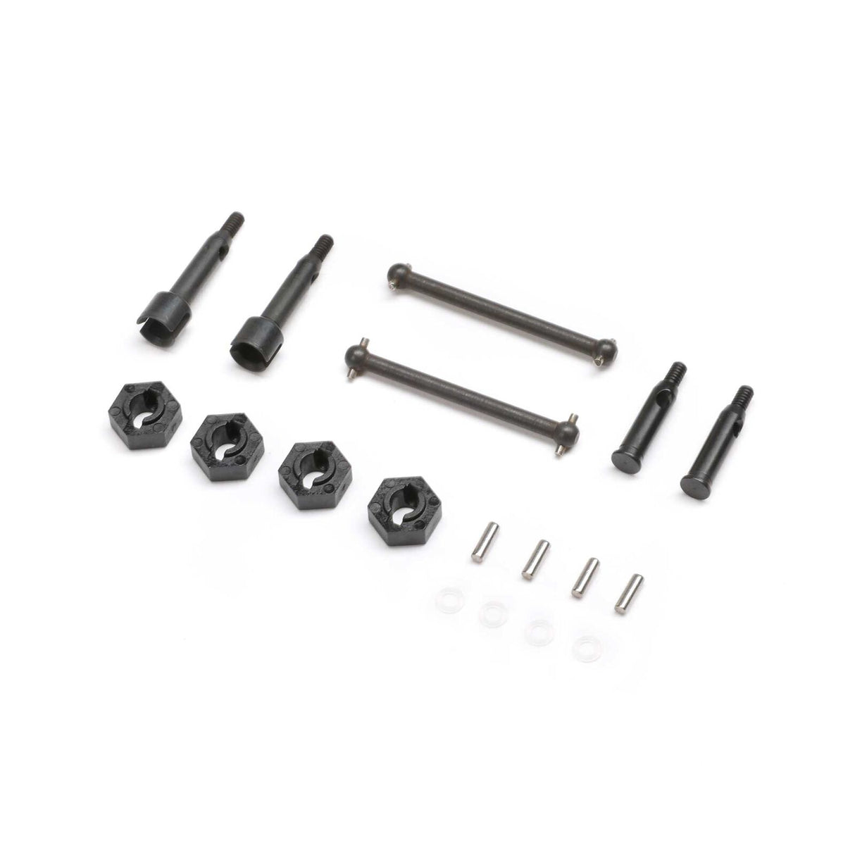 LOSI 1764 Drive Shafts, Axles, Wheel Hexes: Micro-B