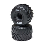 Losi LOS2060 MT Tires Black Beadlock Premounted