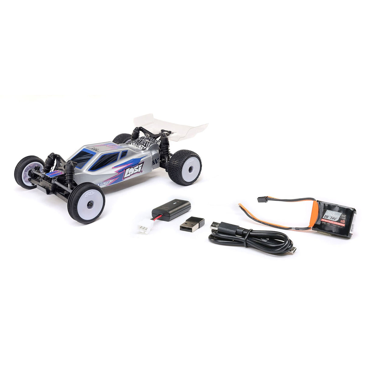 Losi 1/24 Micro-B 2S 2WD RTR Race Buggy w/ Battery & Charger