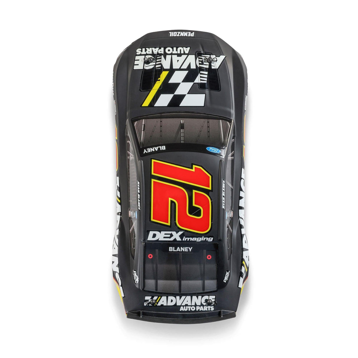 Losi LOS1122512 1/12 NASCAR Ryan Blaney No.12 Advance Auto 2025 Mustang 2S AWD
