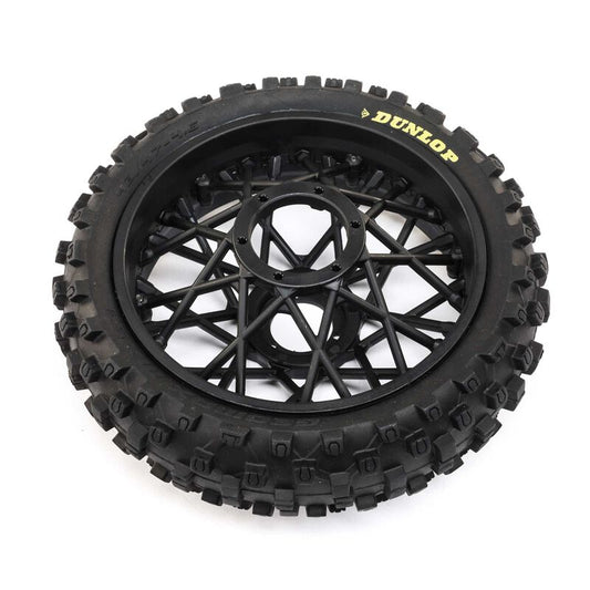 LOSI 46005 Dunlop MX53 Rear Tire Mounted, Black: Promoto-MX