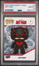 2023 UPPER DECK FUNKO POP MARVEL  ANTMAN  #3  PSA 10