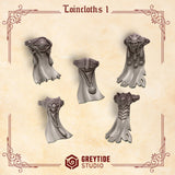 3d Printed Crimson Lords Loincloths x10 by Greytide Studio