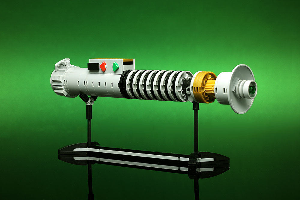 Luke Skywalker ROTJ Lightsaber w/ Stand - Custom MOC made with LEGO bricks