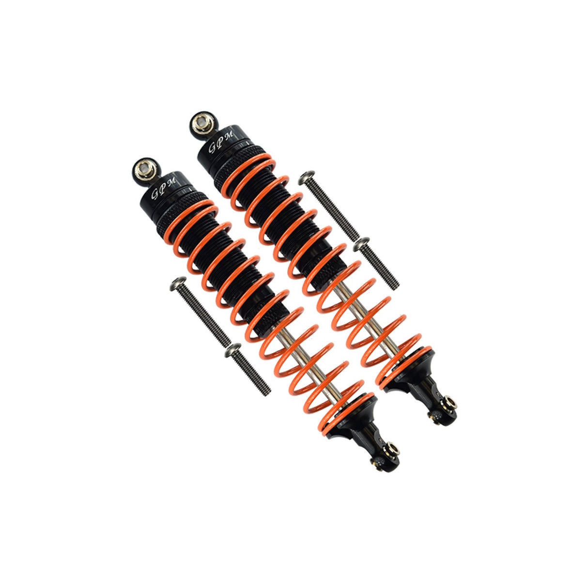 GPM RACING,ARRMA-GRANITE BIG ROCK CREW CAB SENTON 4X4 3S BLX SENTON 223S DSC 4X4 ALUMINUM REAR HEAVY-DUTY ADJUSTABLE DAMPER (115MM) -6PC SET MAG115R