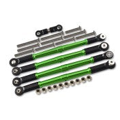 GPM RACING,ARRMA-KRATON OUTCAST TALION NOTORIOUS Alloy 6061 Front Steering Links & Rear Camber Links & Servo Link Set MAK160