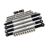 GPM RACING,ARRMA-KRATON OUTCAST TALION NOTORIOUS Alloy 6061 Front Steering Links & Rear Camber Links & Servo Link Set MAK160
