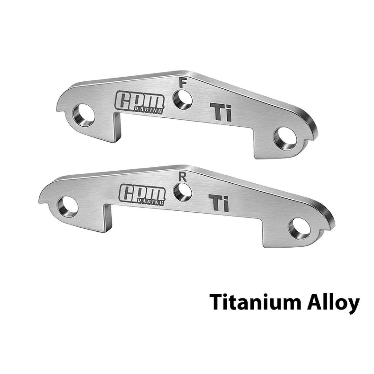 GPM RACING,ARRMA-MINI KRATON TITANIUM FRONT AND REAR HINGEPIN BRACE SET MAKM0089