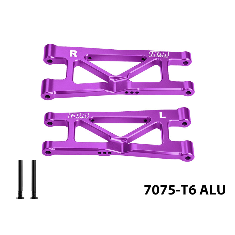 GPM RACING,ARRMA-MINI KRATON 7075-T6 ALLOY REAR LOWER SUSPENSION ARMS MAKM056