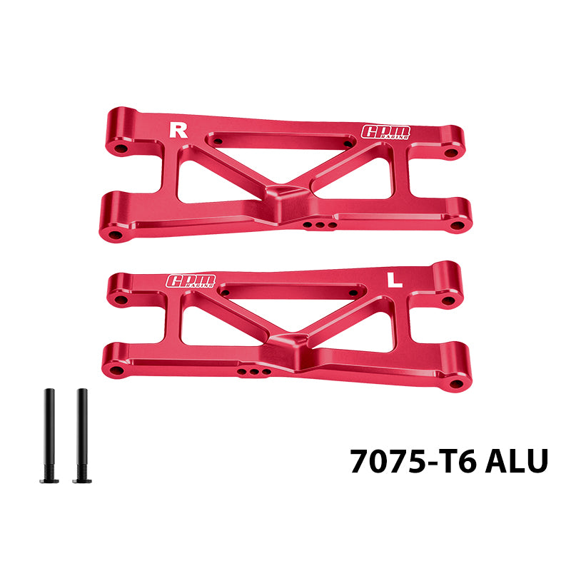 GPM RACING,ARRMA-MINI KRATON 7075-T6 ALLOY REAR LOWER SUSPENSION ARMS MAKM056