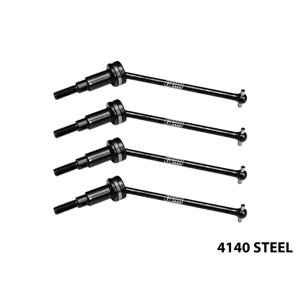 GPM RACING,ARRMA-MINI KRATON 4140 STEEL FRONT AND REAR CVD DRIVE SHAFTS 71MM MAKM071FRS