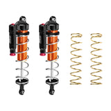 GPM RACING,ARRMA-KRATON ALUMINUM 6061-T6 FRONT L-SHAPE PIGGY BACK (BUILT-IN PISTON SPRING) ADJUSTABLE SPRING DAMPERS 177MM MAKX177F/LA