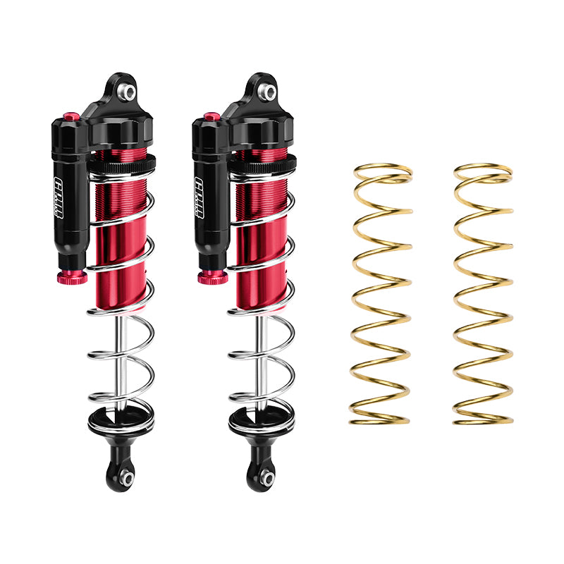 GPM RACING,ARRMA-KRATON OUTCAST ALUMINUM 6061-T6 REAR L-SHAPE PIGGY BACK (BUILT-IN PISTON SPRING) ADJUSTABLE SPRING DAMPERS 187MM MAKX187R/LA