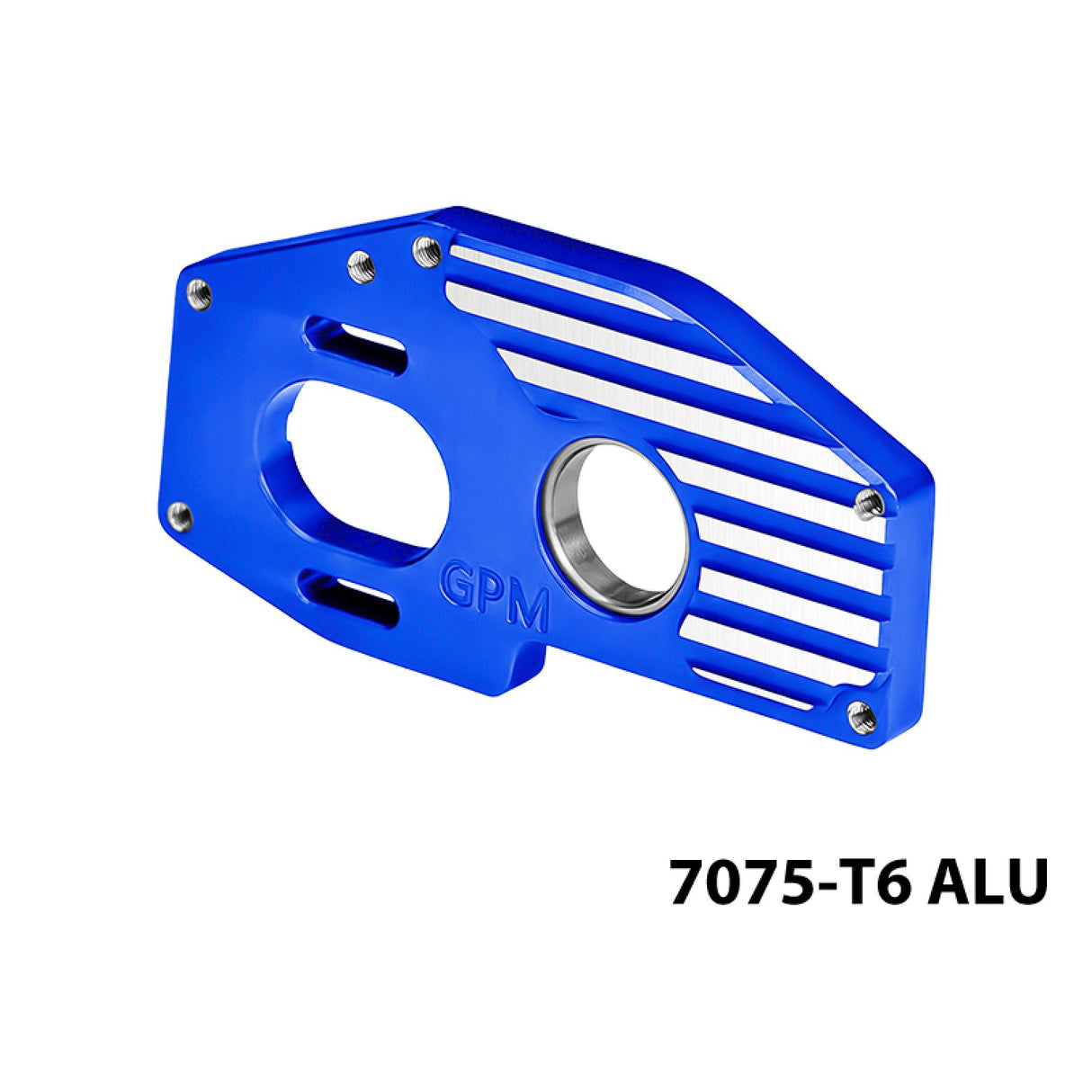 GPM RACING,ARRMA-MOJAVE OUTCAST ALUMINUM 7075 MOTOR MOUNT PLATE FOR CENTER DIFF (LARGER INNER BEARINGS) MAM4018