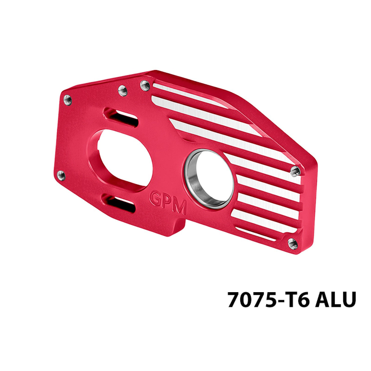 GPM RACING,ARRMA-MOJAVE OUTCAST ALUMINUM 7075 MOTOR MOUNT PLATE FOR CENTER DIFF (LARGER INNER BEARINGS) MAM4018