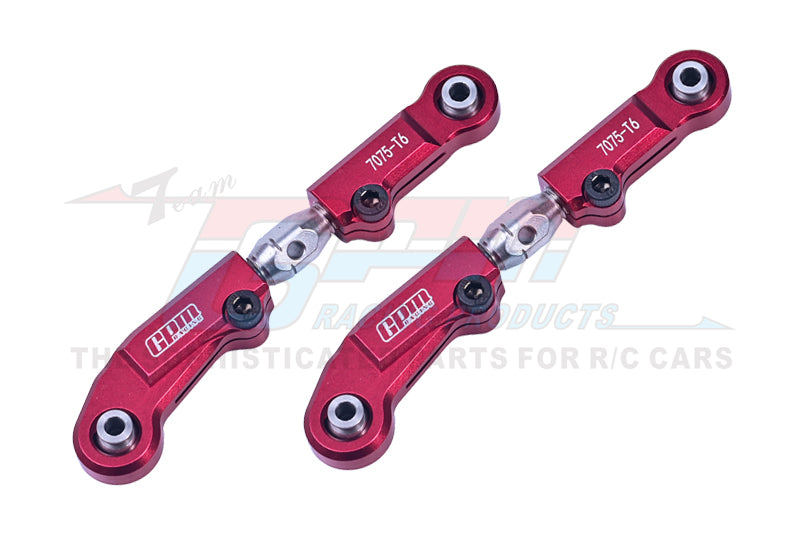 GPM RACING,ARRMA-MOJAVE ALUMINUM 7075+STAINLESS STEEL REAR UPPER ADJUSTABLE LINKS MAM4057S