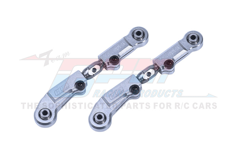 GPM RACING,ARRMA-MOJAVE ALUMINUM 7075+STAINLESS STEEL REAR UPPER ADJUSTABLE LINKS MAM4057S