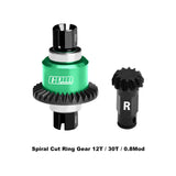 GPM RACING,ARRMA-GRANITE TYPHON DESERT TRUCK 4140 CARBON STEEL + 7075 ALLOY REAR DIFFERENTIAL GEAR SET 12/30T MGG1230RS