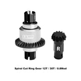 GPM RACING,ARRMA-GRANITE TYPHON DESERT TRUCK 4140 CARBON STEEL + 7075 ALLOY REAR DIFFERENTIAL GEAR SET 12/30T MGG1230RS