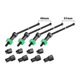 GPM RACING,ARRMA-GRANITE TYPHON Quake Grom Gorgon Grom 4140 CARBON STEEL FRONT & REAR CVD DRIVE SHAFTS WITH ALLOY 7075 WHEEL HEX (PINS THICKENED 2MM) MGG4951V2