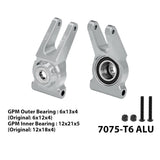 GPM RACING,ARRMA-GORGON SENTON VORTEKS BIG ROCK ALUMINUM 7075 REAR HUB（LARGER INNER BEARINGS) MGO022