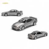 Mini GT Nissan Skyline GT-R R32 Veilside Combat Grey 1:64