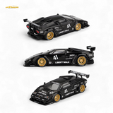 Mini GT Lamborghini Countach LB-WORKS Black 1:64