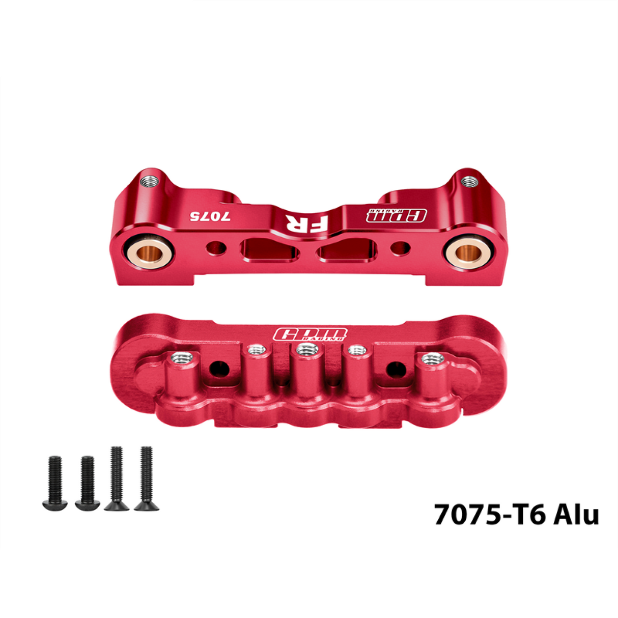 GPM RACING,ARRMA-KRATON TALION 7075 ALLOY FRONT BUMPER MOUNT & LOWER SUSPENSION MOUNT MKV6008AB