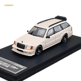 Mortal Mercedes-Benz S124 Milk Tea Color 1:64