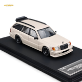 Mortal Mercedes-Benz S124 Milk Tea Color 1:64