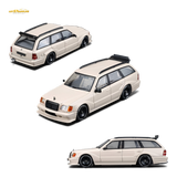 Mortal Mercedes-Benz S124 Milk Tea Color 1:64