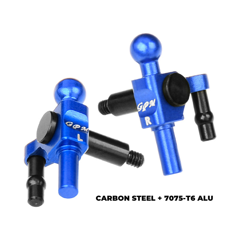 GPM RACING,KYOSHO-MINI Z MR MINI Z RWD MR 4140 CARBON STEEL & 7075 ALLOY FRONT KNUCKLE ARM MR04021