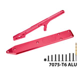 GPM RACING,ARRMA-TALION 7075 ALLOY REAR BRACE AND REAR CHASSIS SKID PLATE BRACE 6MM MTV616330R