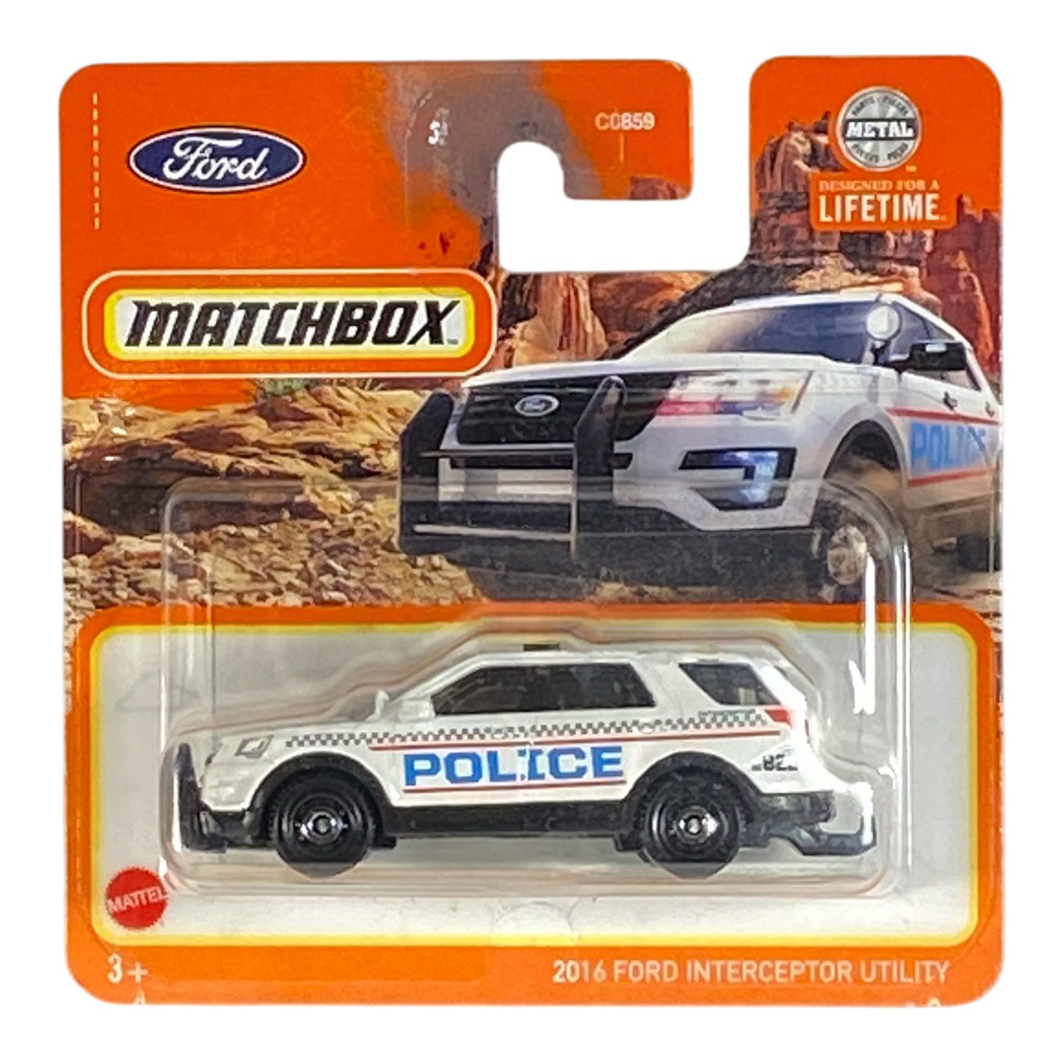 Matchbox 2016 Ford Interceptor Utility Short Card