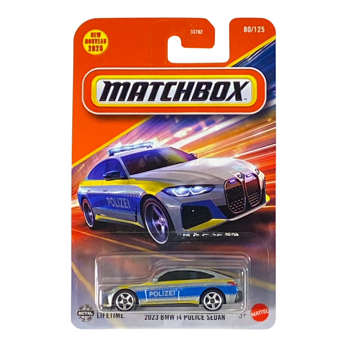 Matchbox 2023 BMW i4 Police Sedan | 2025 Matchbox Series 80/125