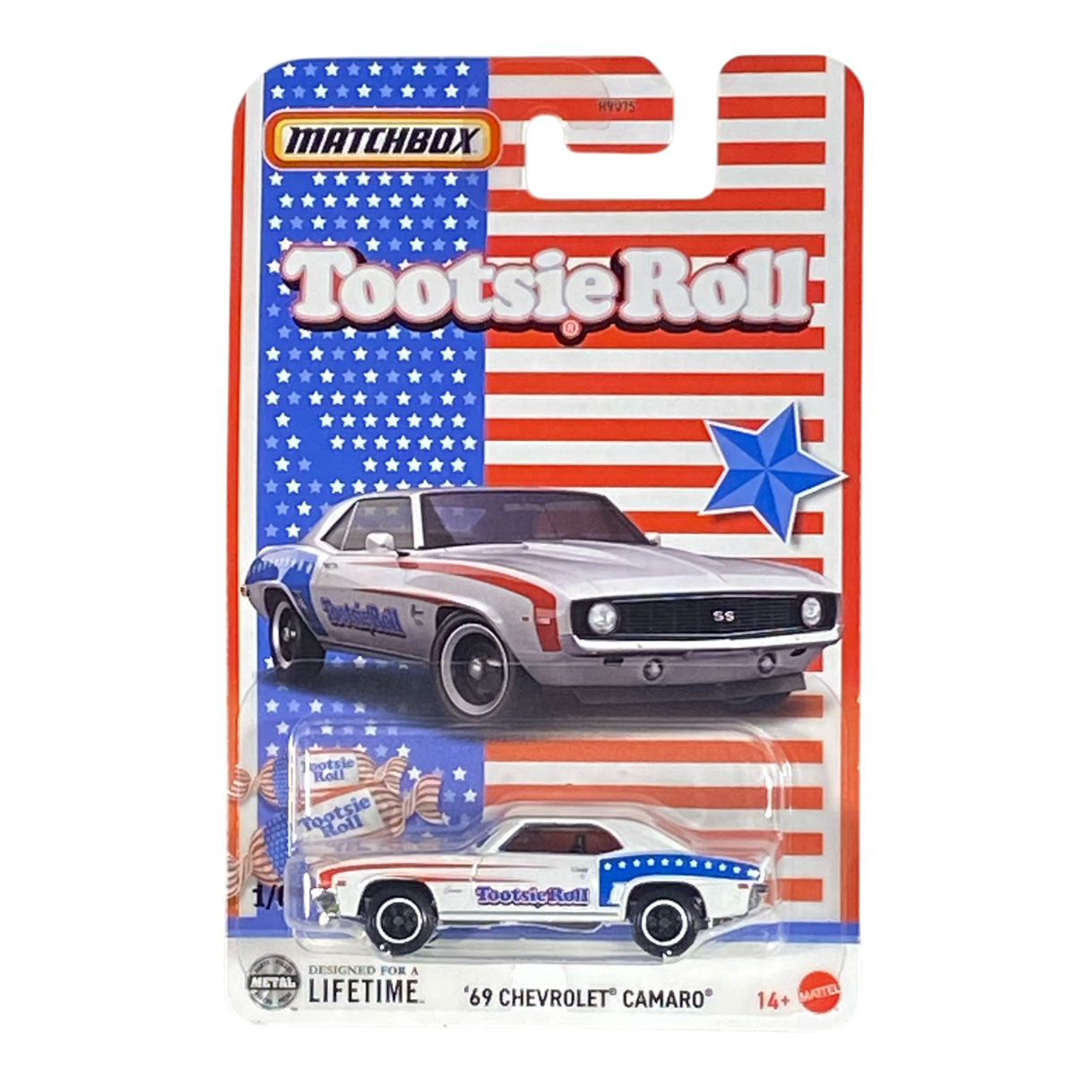 Matchbox '69 Chevrolet Camaro "Tootsie Roll" - Matchbox Candy Series 1/6