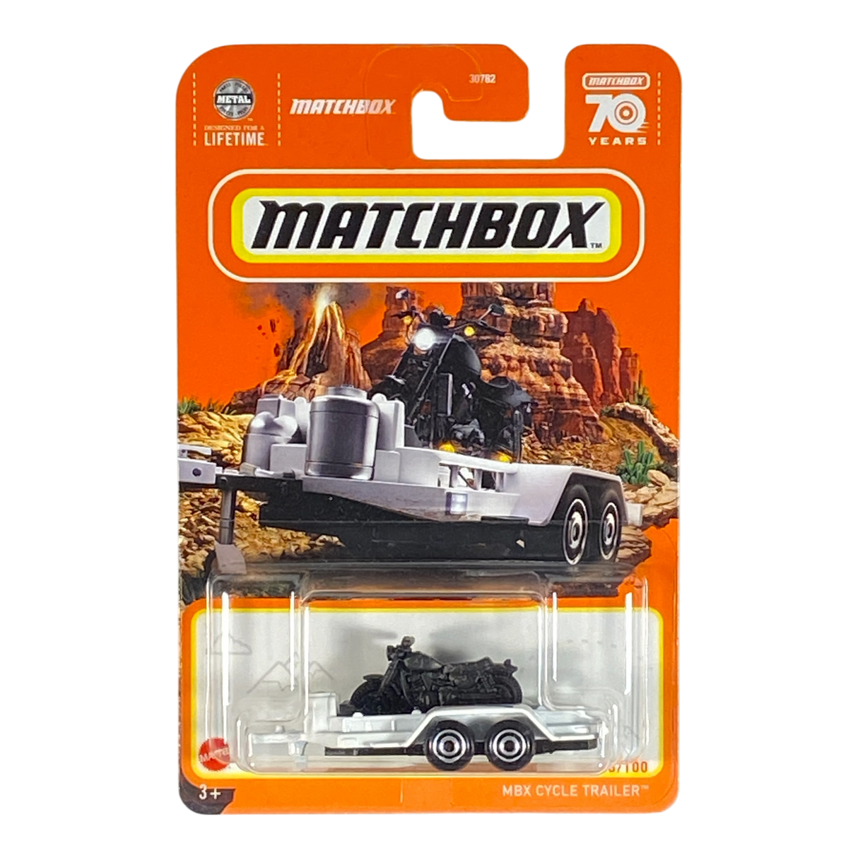 Matchbox MBX Cycle Trailer - 70 Years Series 63/100