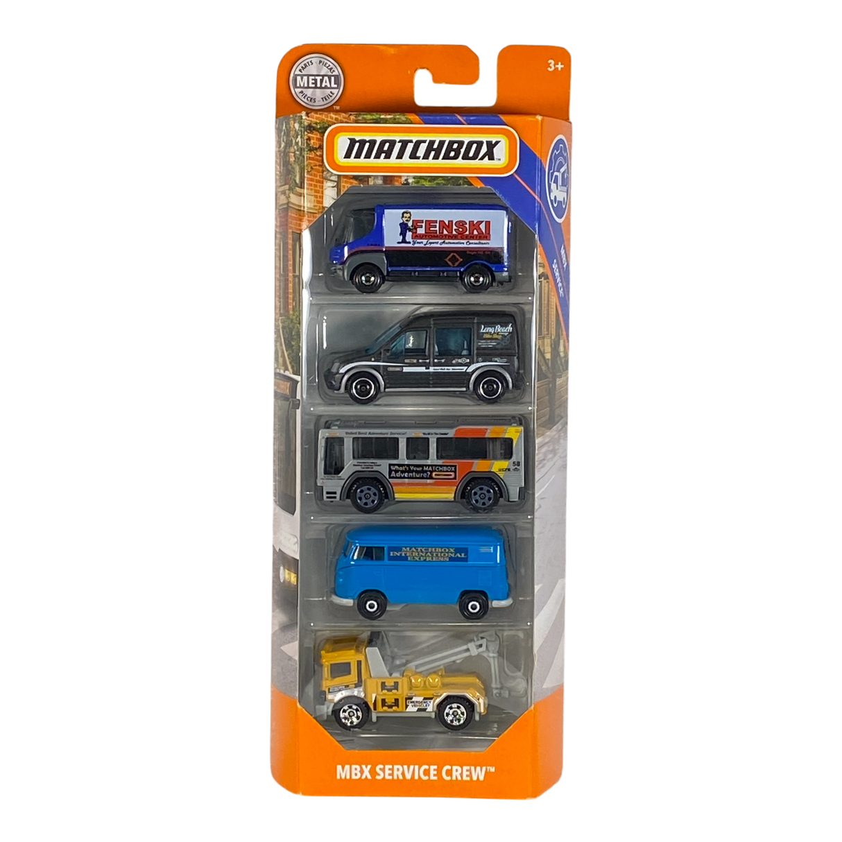 Matchbox MBX Service Crew 5 Pack Vehicles